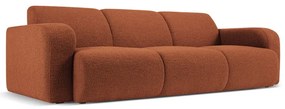 Canapea maro cu tapițerie din stofă bouclé 235 cm Molino – Micadoni Home