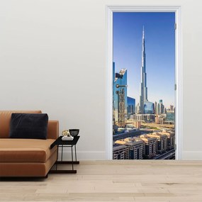 Fototapet pentru ușă - Dimineața în Dubai (95x205cm)