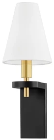 Aplica de perete design clasic DOOLEY bronz antichizat si negru