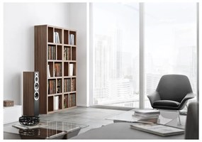 Bibliotecă în culoare naturală cu aspect de lemn de nuc 70x198 cm Berlin – TemaHome