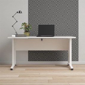 Birou alb PRIMA OFFICE fara sertar 80400