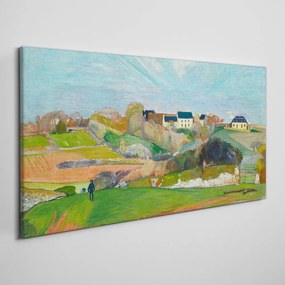 Tablou canvas Peisaj la Le Pouldu Gauguin