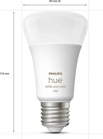 Set de bază Philips Hue WHITE AND COLOR AMBIANCE 2xE27/9W/230V 2200-6500K