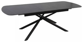 Masă de bucătărie Valmir 160 x 90 cm, negru