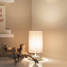 Lampă de masă modernă gri cu oțel - Milo 2