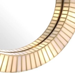 Oglinda decorativa design LUX cu iluminat Monari 90cm