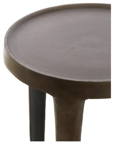 Măsuțe auxiliare 2 buc. rotunde din metal 35x35 cm Tobias – Light &amp; Living