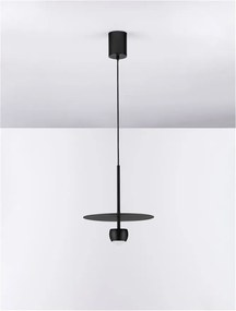 Pendul LED stil minimalist EDEM negru
