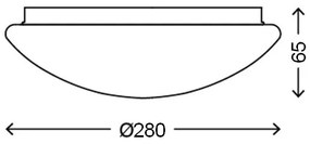 Plafonieră LED STARRY SKY LED/12W/230V Briloner 3320-016