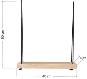 Raft de perete 50x40 cm molid