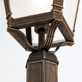 Orion - Lampă de exterior AIKO 1xE27/60W/230V 240 cm IP23 bronz/patină