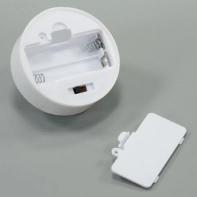 Set lumânării pe baterii, cu temporizator, albe, 8 bu