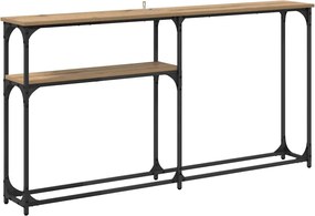 vidaXL MasaConsole Stejar Artizanal 145 x 22,5 x 75 cm Lemn compozit