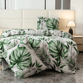 Lenjerie cocolino SINERO verde Dimensiune lenjerie de pat: 70 x 80 cm | 140 x 200 cm