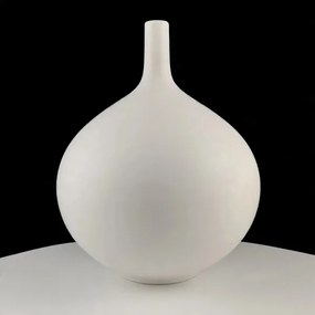 Vază ceramică albă, 24 cm