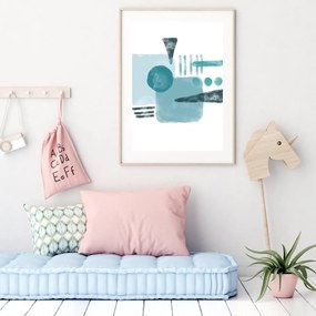 Poster - Abstracție pictată (A4)