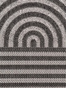 Covor pentru exterior și interior negru/crem 160x230 cm Haringey Woodfield – Ted Baker