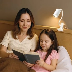 Immax NEO 08294L - Lampă flexibilă cu clemă PUNTO 1xGU10/9W/230V albă