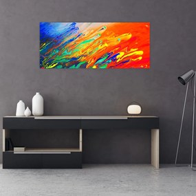 Tablou - Abstract colorat (120x50 cm)