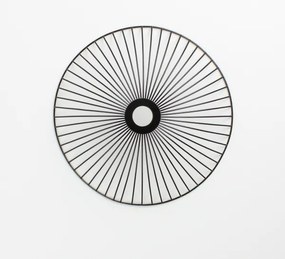 Brilagi - Plafonieră LED CERIA WIRE, 1xE27/40W/230V, Ø 38 cm, neagră