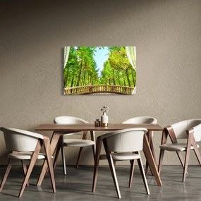 Tablou - Privire spre pădure (90x60 cm)