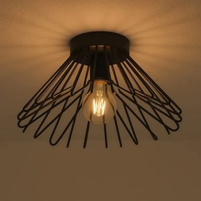 Plafonieră ONLI DUCCIO 1xE27/22W/230V d. 30 cm negru