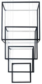 Lustra LED XXL design modern casa scarii Opera XL neagra ZZ AZ3139