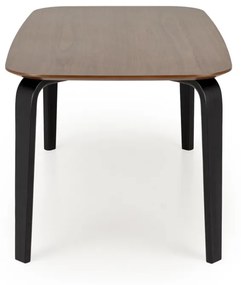 Masa Pedro nuc/negru L160 cm