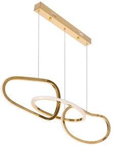 Candelabru LED ANNELI pe cablu, 30 W, 230 V, 80 cm, auriu