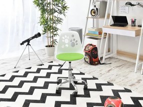 Scaun pentru copii Footy (verde + crom). 1109922
