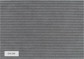 Fotoliu gri cu tapițerie din catifea reiată Lofty Lilly – Miuform