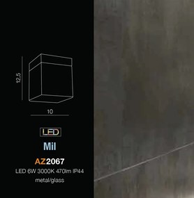 Aplica LED pentru baie Mil