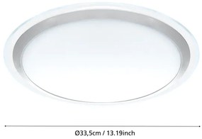 Eglo 95677 - LED Plafoniera COMPETA 1 LED/22W/230V