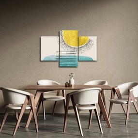 Tablou - pictură abstractă de plajă N⁰2 (90x60 cm)