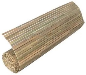 Gard/paravan din bambus natural, 5x1.5 m