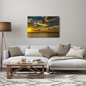 Apus de soare la mare (90x60 cm)