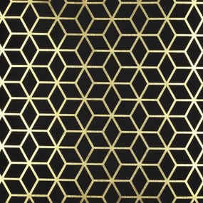 Pernă decorativă Eglo 420078 SINGU 45x45 cm negru/auriu