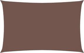 vidaXL Parasolar, maro, 2x4,5 m, țesătură oxford, dreptunghiular
