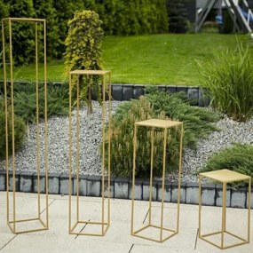 Suport pentru flori 130x24 cm, culoare aurie