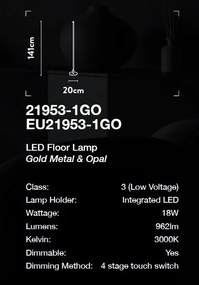 Lampadar LED design modern minimalist Belle