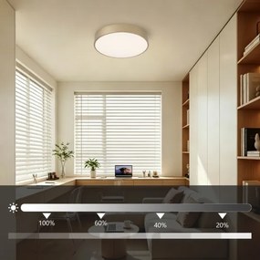 Brilagi - Plafonieră LED reglabilă POOL LED/36W/230V, Ø 30 cm, aurie + telecomandă