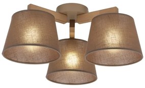 Brilagi - Lustră aplicată LATTE SABIA 3xE27/15W/230V pin/maro