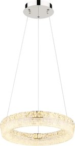 Globo 67387-24 - Lustru LED reglabil suspendat pe cablu LAUREL LED/24W/230V transparent + telecomandă