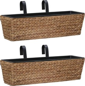 vidaXL Jardiniere, 2 buc., zambilă de apă