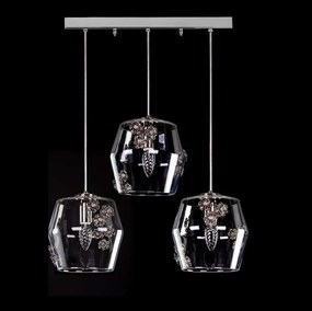 Lustra cu 3 pendule design LUX decorativ PRIMAVERA 07-CH