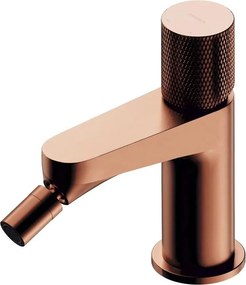 Baterie bideu monocomanda Omnires Contour alama sanitara finisaj cupru periat