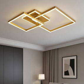 💡 Lustra LED 142W L71125/400+300 – Design Pătrat și Lumină Reglabilă