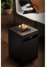 Șemineu de exterior pe gaz Planika Square GAS 79,7x48 cm 10kW