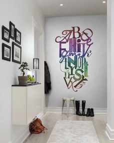Fototapet, Ink Letters, Rainbow, Rebel Walls