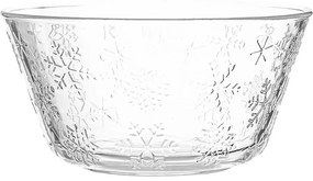 Altom Set de 6 boluri din sticlă Snowflakes 13 cm,400 ml